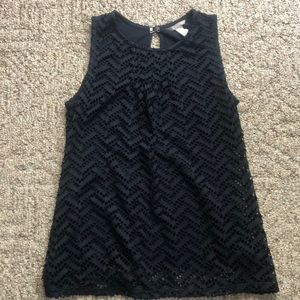 Banana republic navy sleeveless top medium